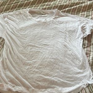 oversized white loft t-shirt size medium